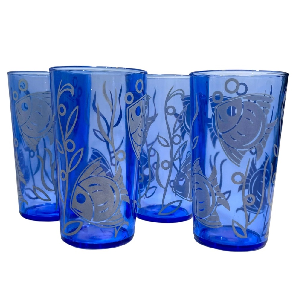 Price:CA$48.00
Vintage 1930s Hazel Atlas Glasses Set (4) - Sportsman Angel Fish